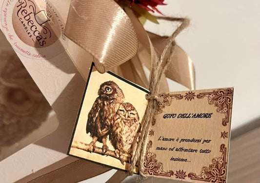 Bomboniera gufo dell amore