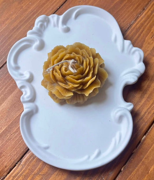 Peonia in cera d’api confezionata 🍯🐝