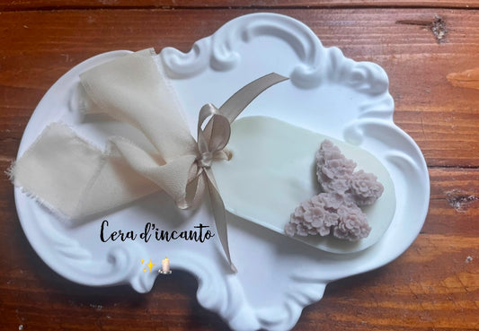 Tartine  di cera profumata con farfalla 🦋